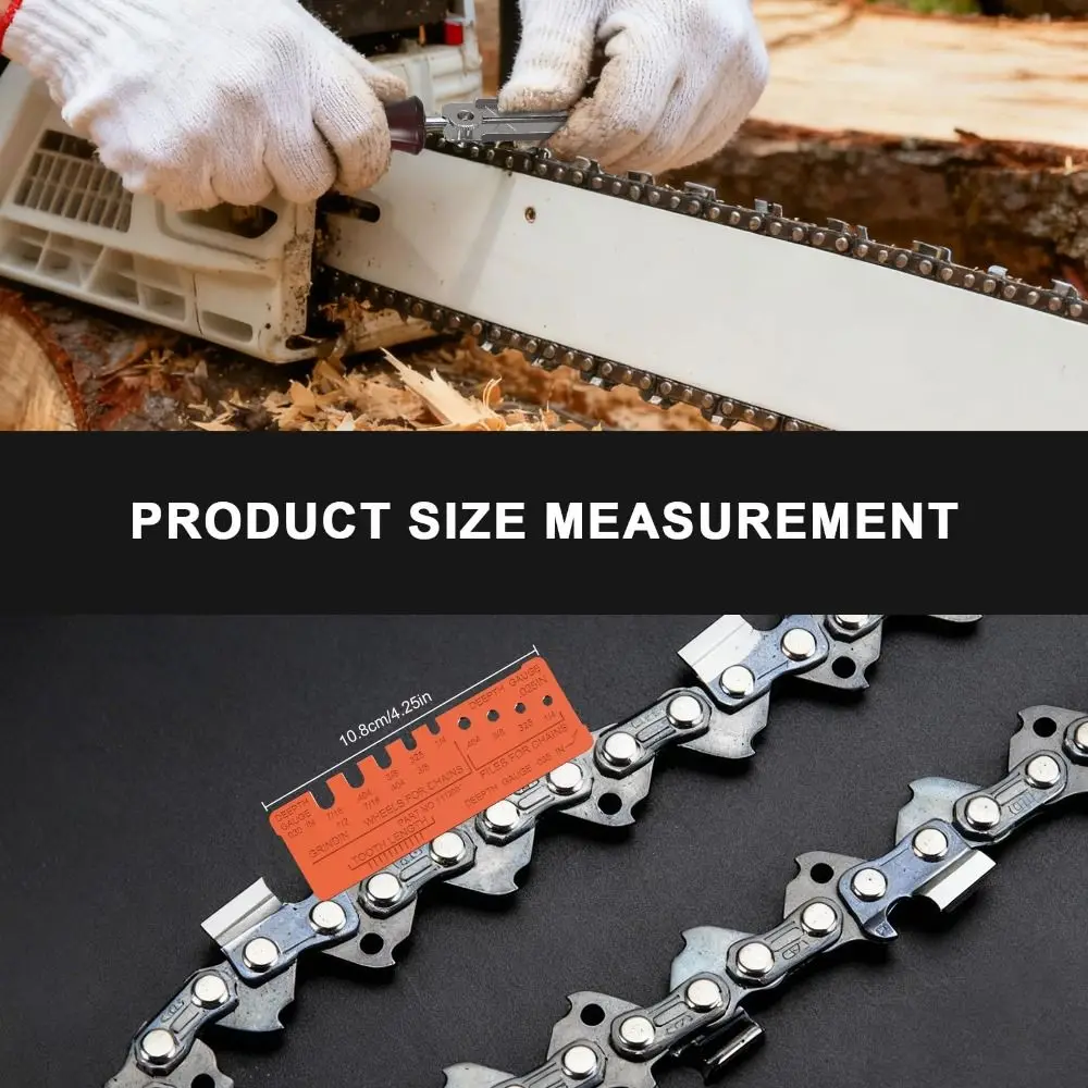 All-In-One Chainsaw Sharpening Kit Versatile Universal Chainsaw Maintenance Kit Multi-purpose Durable Chainsaw File Set