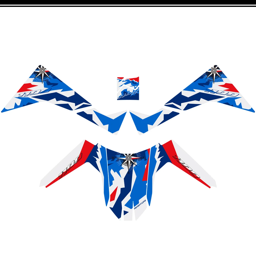 NEW Motorcycle For Honda CRF 1100L CRF1100L CRF1100 Africa Twin AfricaTwin Adventure Sports Tank Pad Fuel Oil Protector Stickers