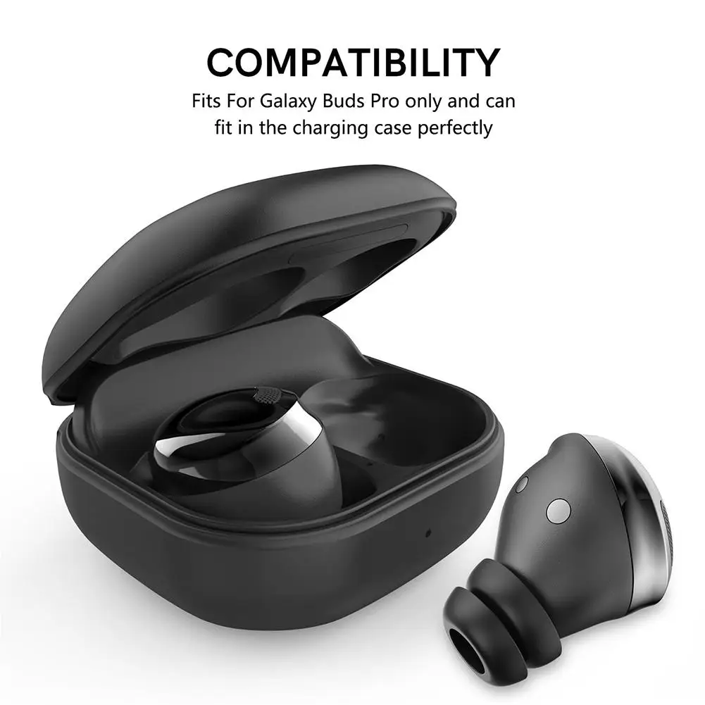 Samsung Galaxy用のシリコン滑り止めヘッドセット,耳のヒントと互換性のある快適な紛失防止キャップ