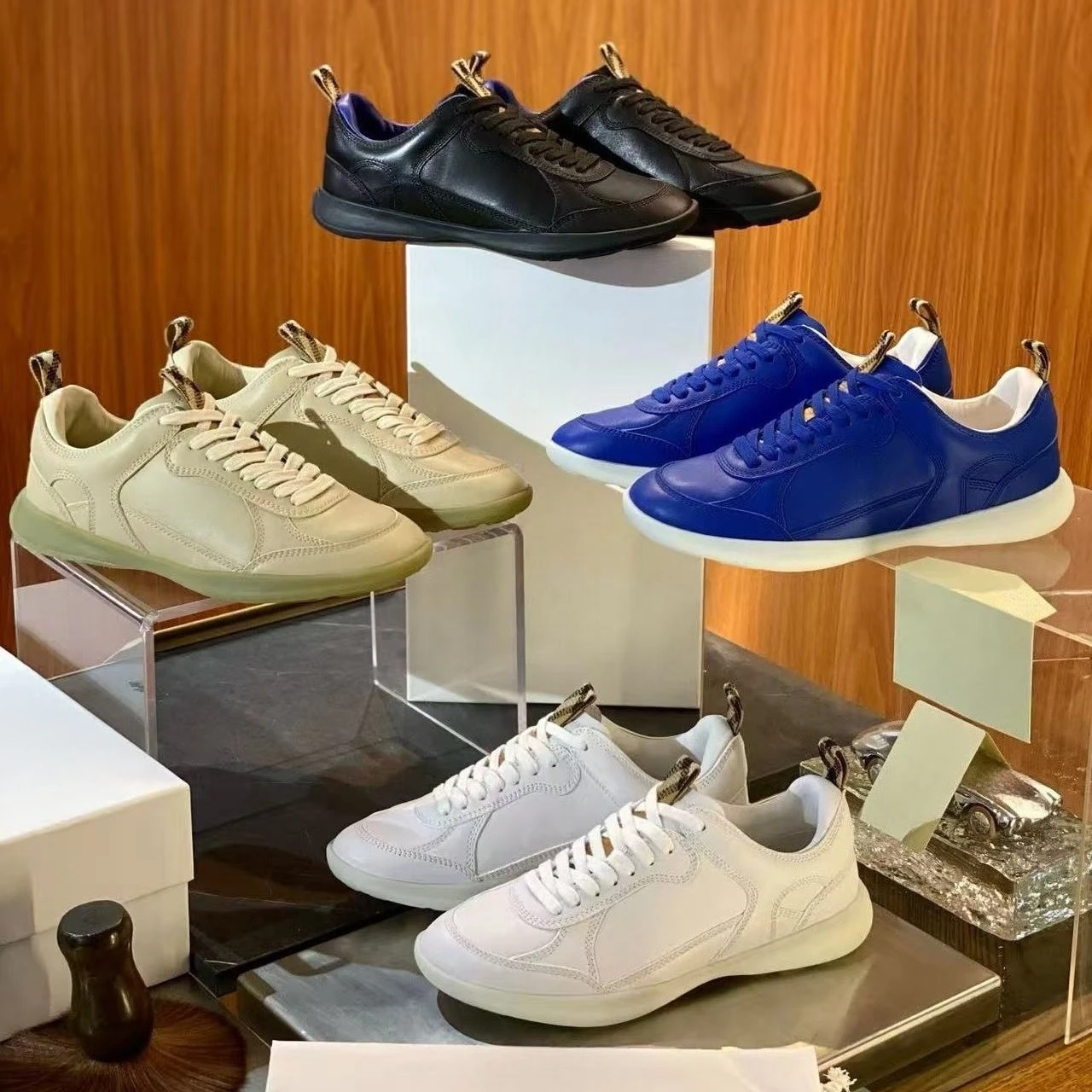 

Новинка: Мужские повседневные кроссовки из натуральной кожи, винтажные, легкие, комфортные, деловые, минималистичные, стильные, модные кеды