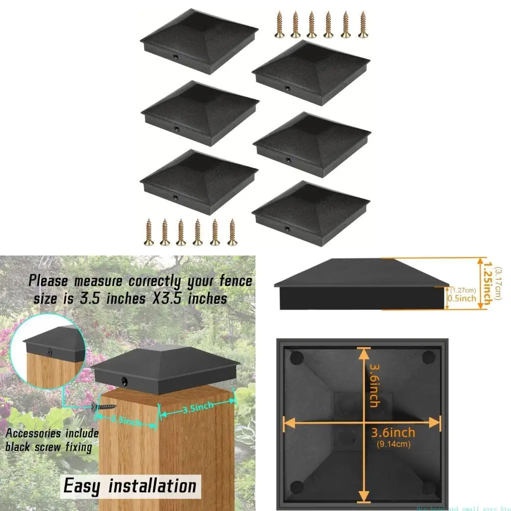 581C Every Season Fence Column Cover For Outdoor Use 3.5In Width Polypropylene Anti-Corrosion Design