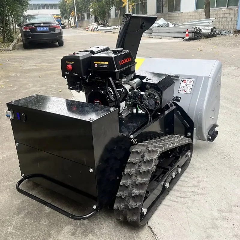 High Quality New Remote Control Snow Sweeper Robot Crawler Snow Blower for Convenient Winter Cleanup