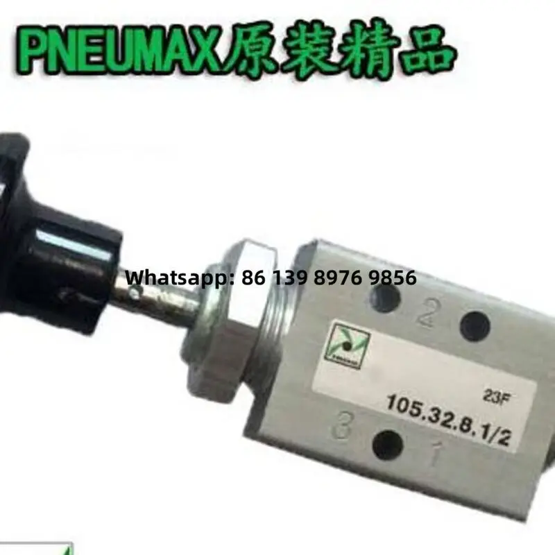 Italian PNEUMAX Original Woodworking Pneumatic Cylinder Solenoid Valve Manual Model 105.32.8.1/2