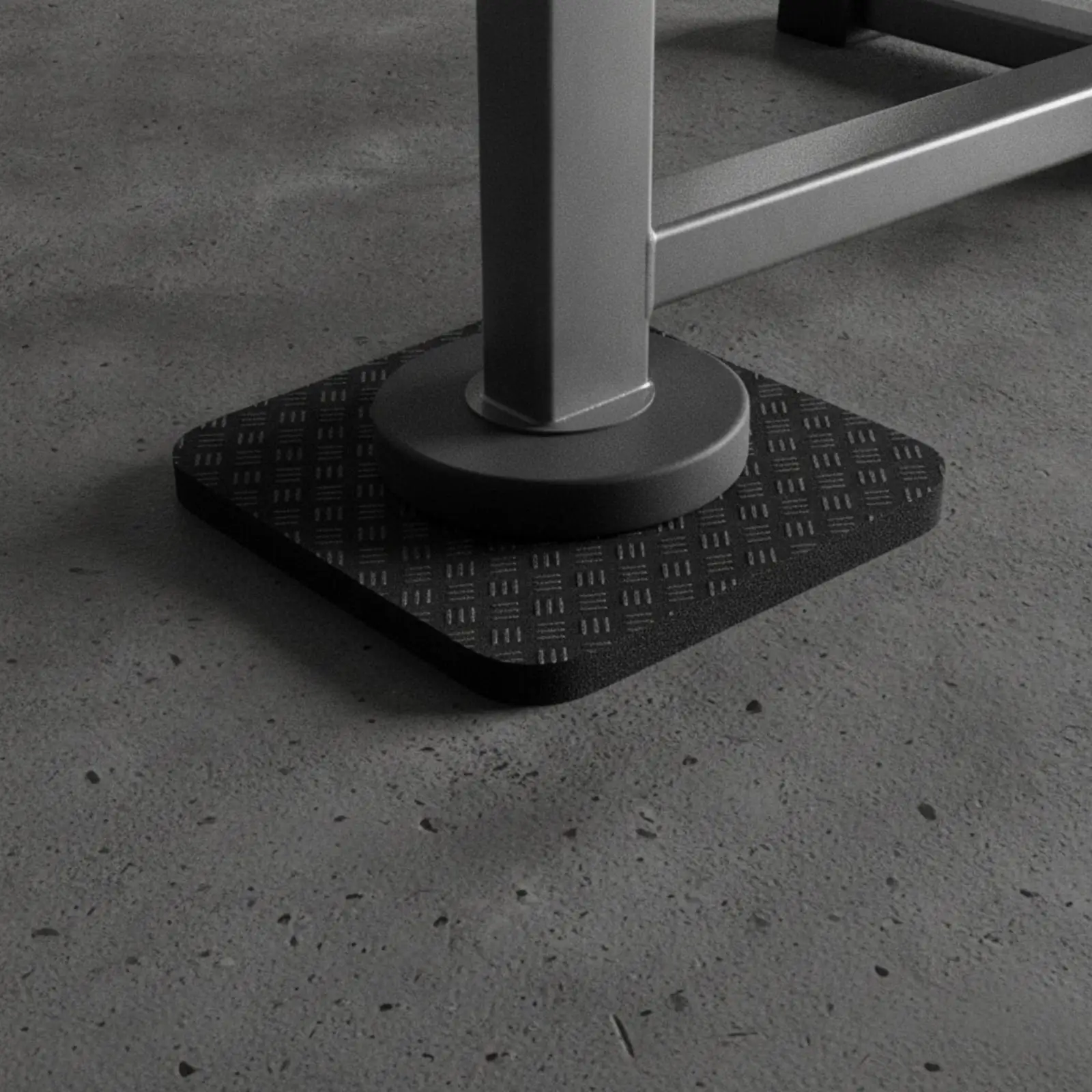 Under Treadmill Mat Anti Slip Exercise Pad Silicone Shock Absorbing Foam for Home Gym Equipment Floor Protector Vibration