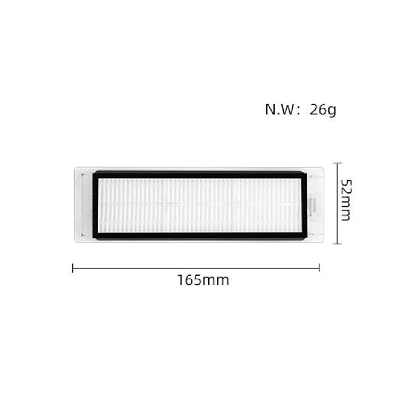 For Roborock Q5+ Vacuum Cleaner Filter Replacement Washable Spare Parts