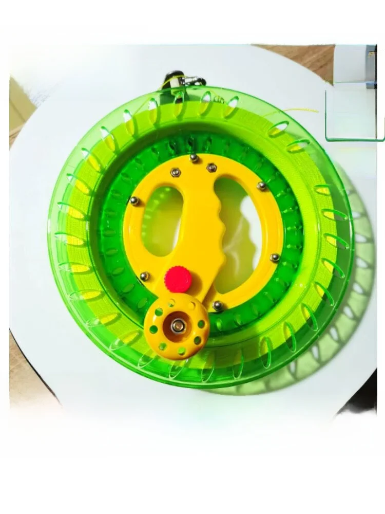 Profesjonalne, wysokiej klasy, ciche koło do linki latawca z łożyskami, plastikowe, z zabezpieczeniem przed cofaniem, koło Se Lo ip, zestaw Premium Quali