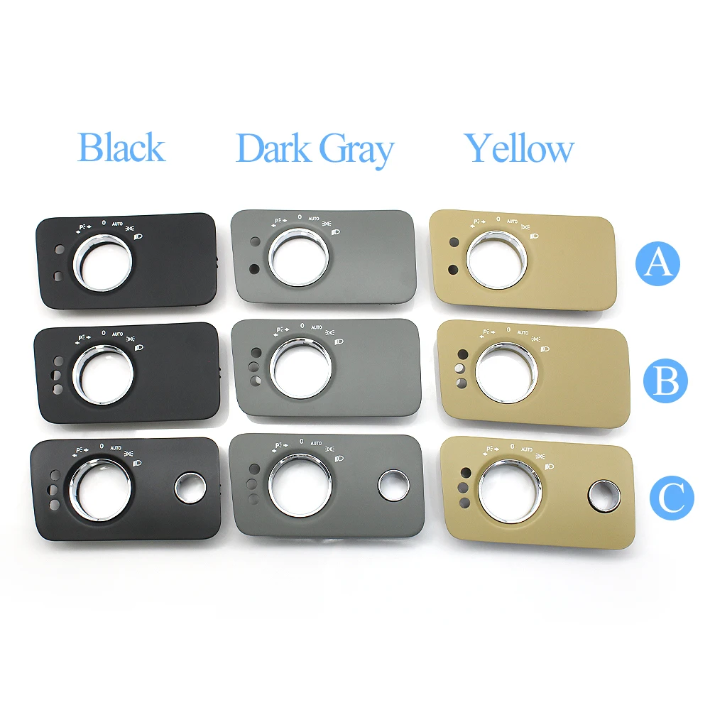 Interior Dashboard Plastic Headlight Switch Button Panel Cover Trim For Mercedes Benz CLS W219 CLS300 CLS350 CLS500 2007-2009