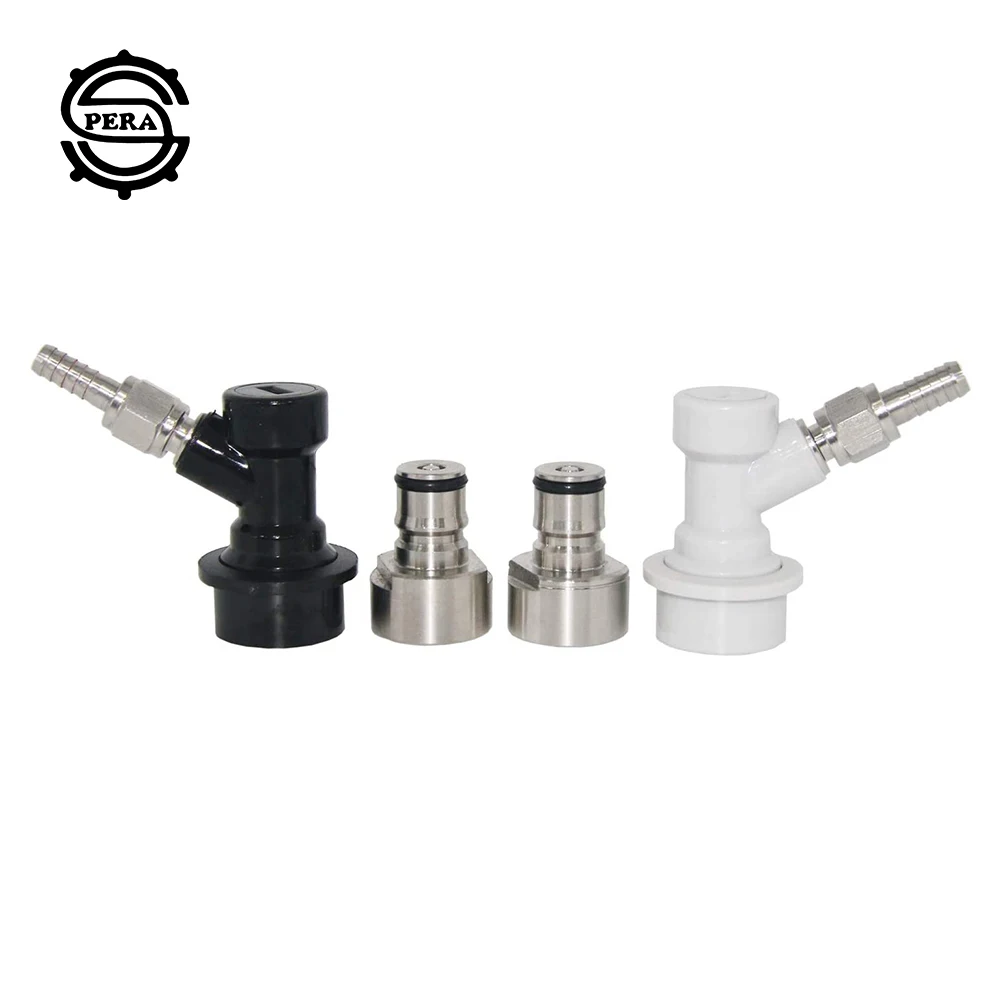 5/8GPERA Ball Lock Conversion Kit for Sanke Couplers Ball Lock Disconnect Set with Swivel Nut and Sankey Coupler Adapter for 5/8