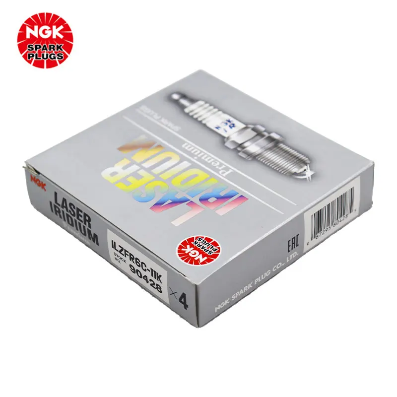 NGK Iridium Platinum Spark plug ILZFR6C-11K 90428 is suitable for Peugeot 301/308(4PCS)