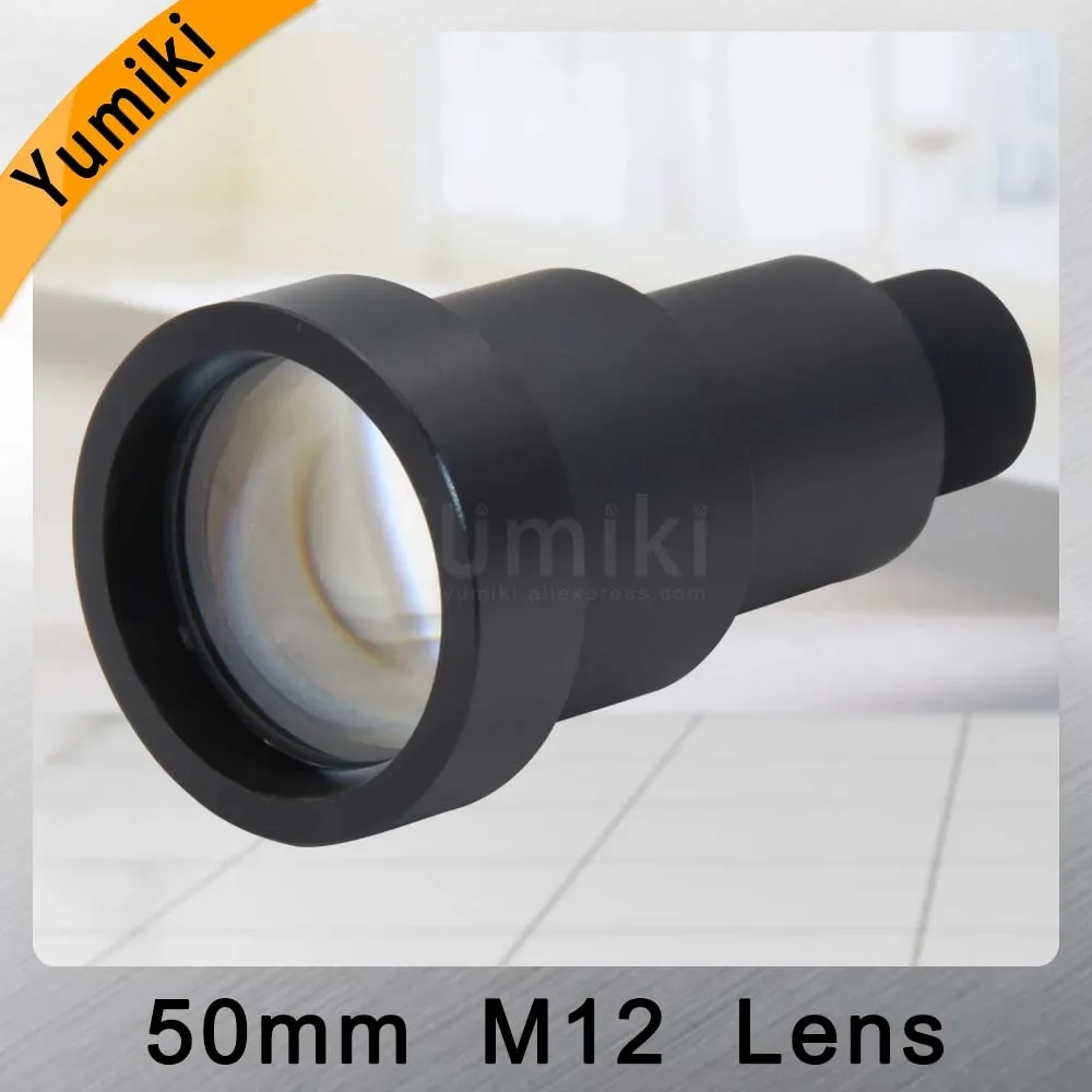 Yumiki CCTV lens 50mm M12*0.5 7degree 1/3