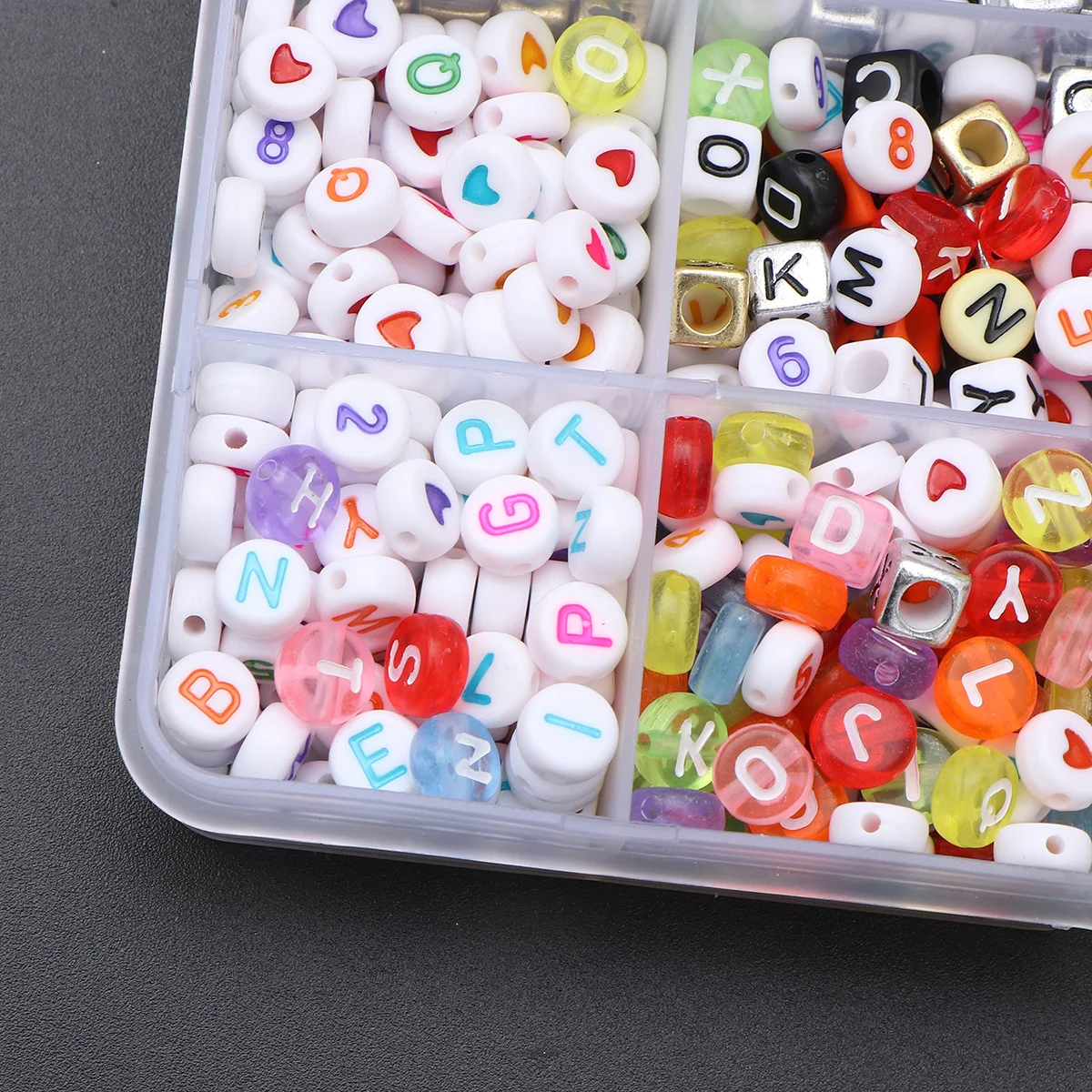 

1080Pcs Colored Acrylic Letter Beads for DIY Craft Jewelry Making Accessories Necklace Bracelet Home Decoration