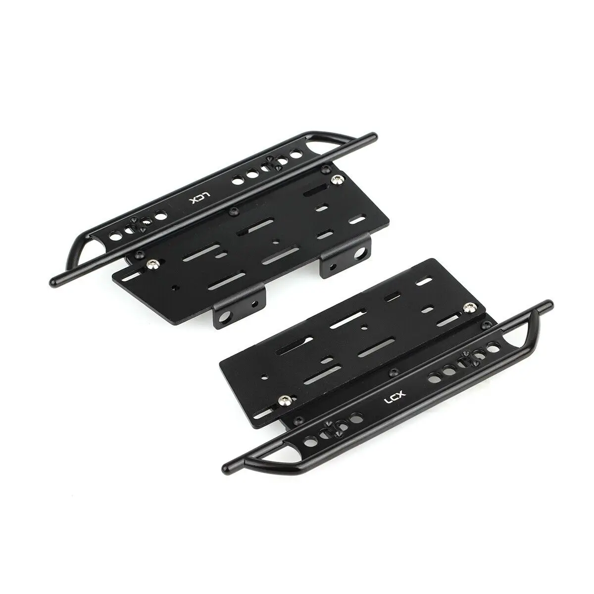 LCX 레이싱 1/10 RC 크롤러, 알루미늄 락 슬라이더, 사이드 스텝 러닝 보드, Axial SCX10 II 90046 90047 업그레이드 액세서리