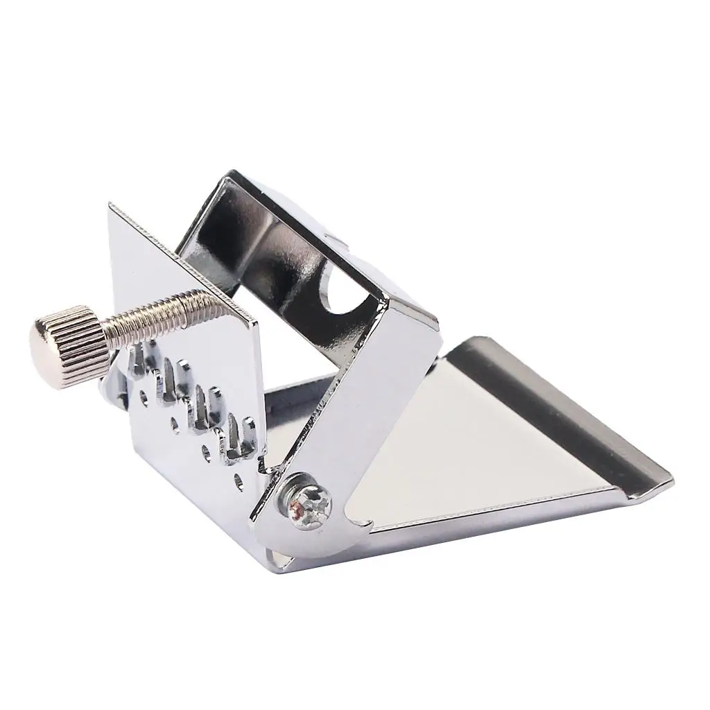 Chrome Alloy Clamshell Banjo Tailpiece Adjustable Bridge Banjo Plate Cover Banjo Parts for Music Collection