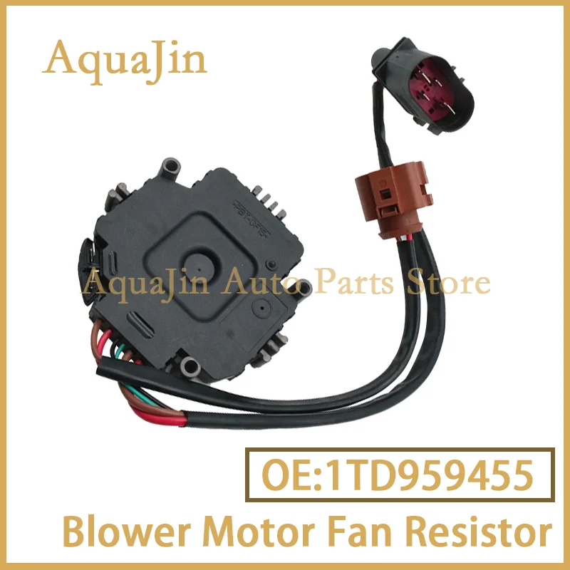 

1TD959455 Модуль управления вентилятором охлаждения радиатора для Audi A3 TT VW Beetle CC EOS Golf GTI Jetta Tiguan Passat Rabbit OE 1K0959455N