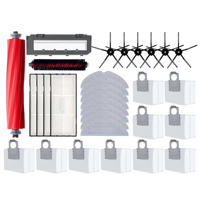 تخفيضات الصيف لـ Roborock S7 Maxv Ultra/S7 Pro Ultra / S7 Maxv Plus G10S/ G10S PRO جهاز آلي لتنظيف الأتربة مجموعة ملحقات 31 قطعة