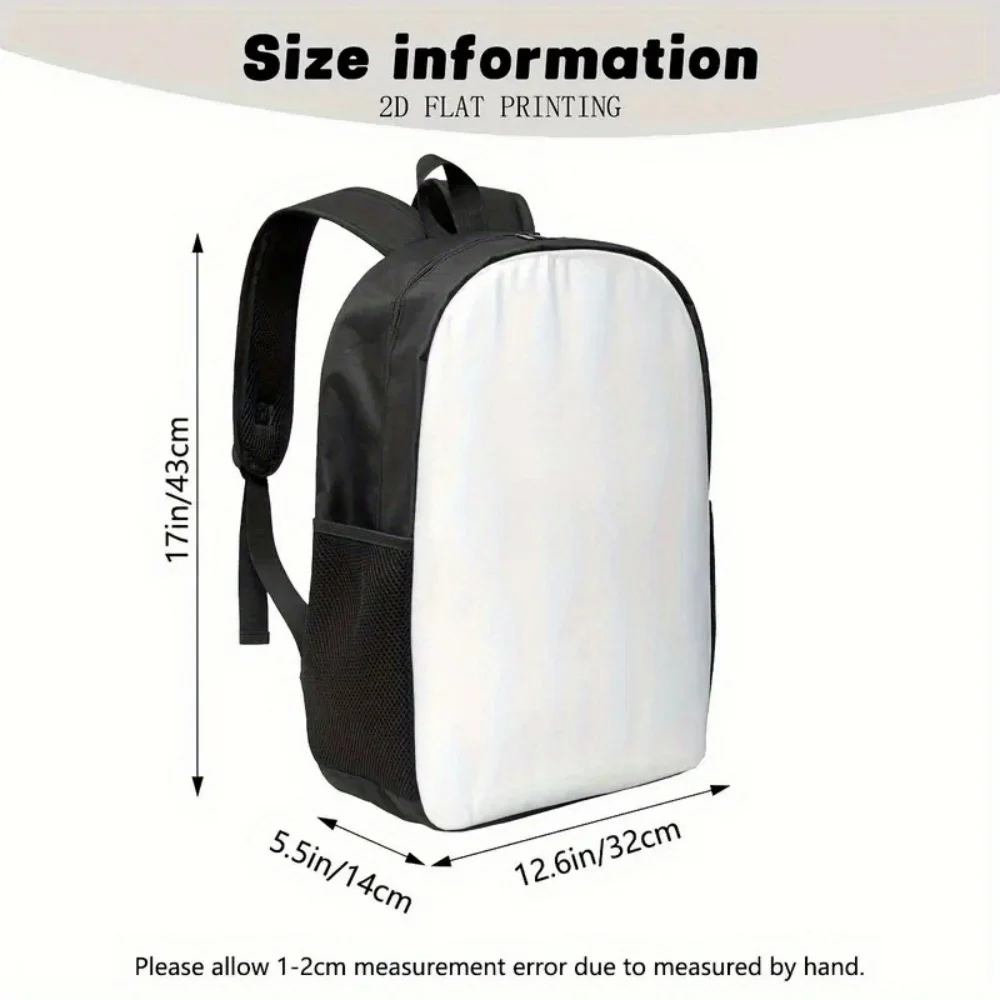 Custom Photo Logo Text Print Backpack Personalized Laptop School Book Bag Travel Daypack For Students Adults