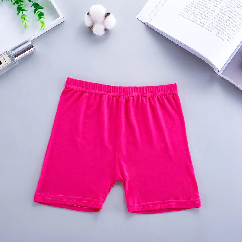 Children Summer Shorts Girls Lace Safety Pants Kids Panties Girls Underwear Leggings Baby Clothes 3-10Y Teen Solid Boxer Short