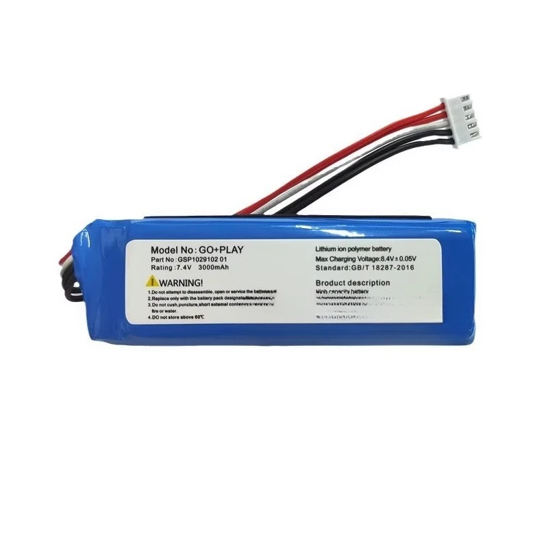 High Quality New 3.7V 3000mAh Speaker Battery CP-HK06  GSP102910201 For Harman/Kardon Go+Play