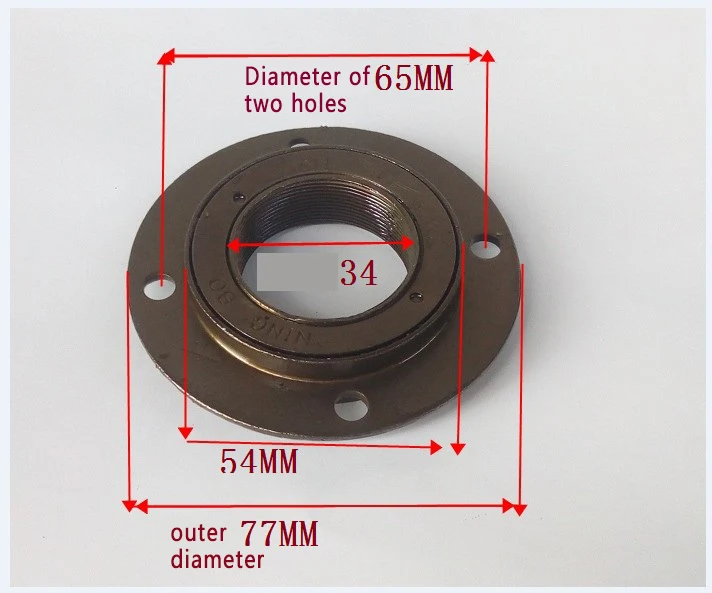 Diameter 77mm Electric Bicycle Gearless Flywheel Electric Scooter 4-hole Gearless Flywheel