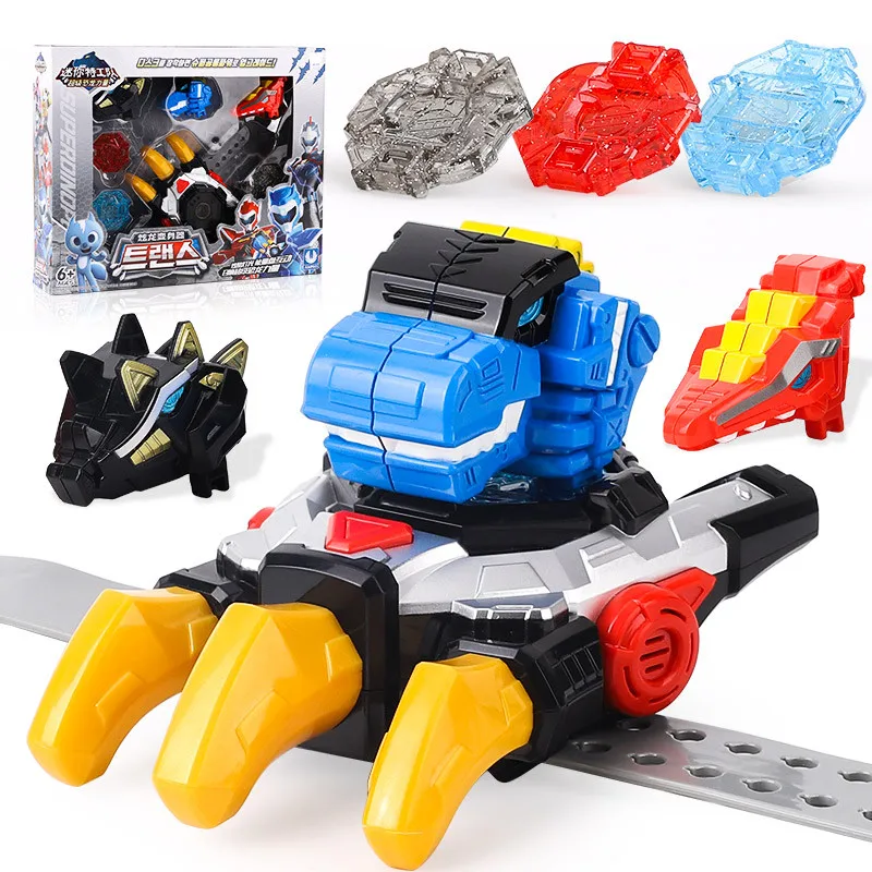 

Mini Force Transformation Super Dinosaur Power Toy with Sound and Light MiniForce X Simulation Animation Summoner Mini Agent Toy