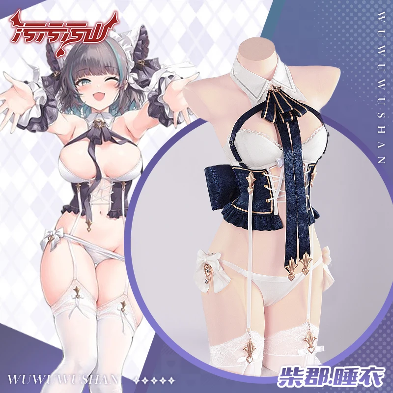 

Cheshire Azur Lane Cheshire Cosplay costume pajamas sleepwear sexy lingeries fanart figure