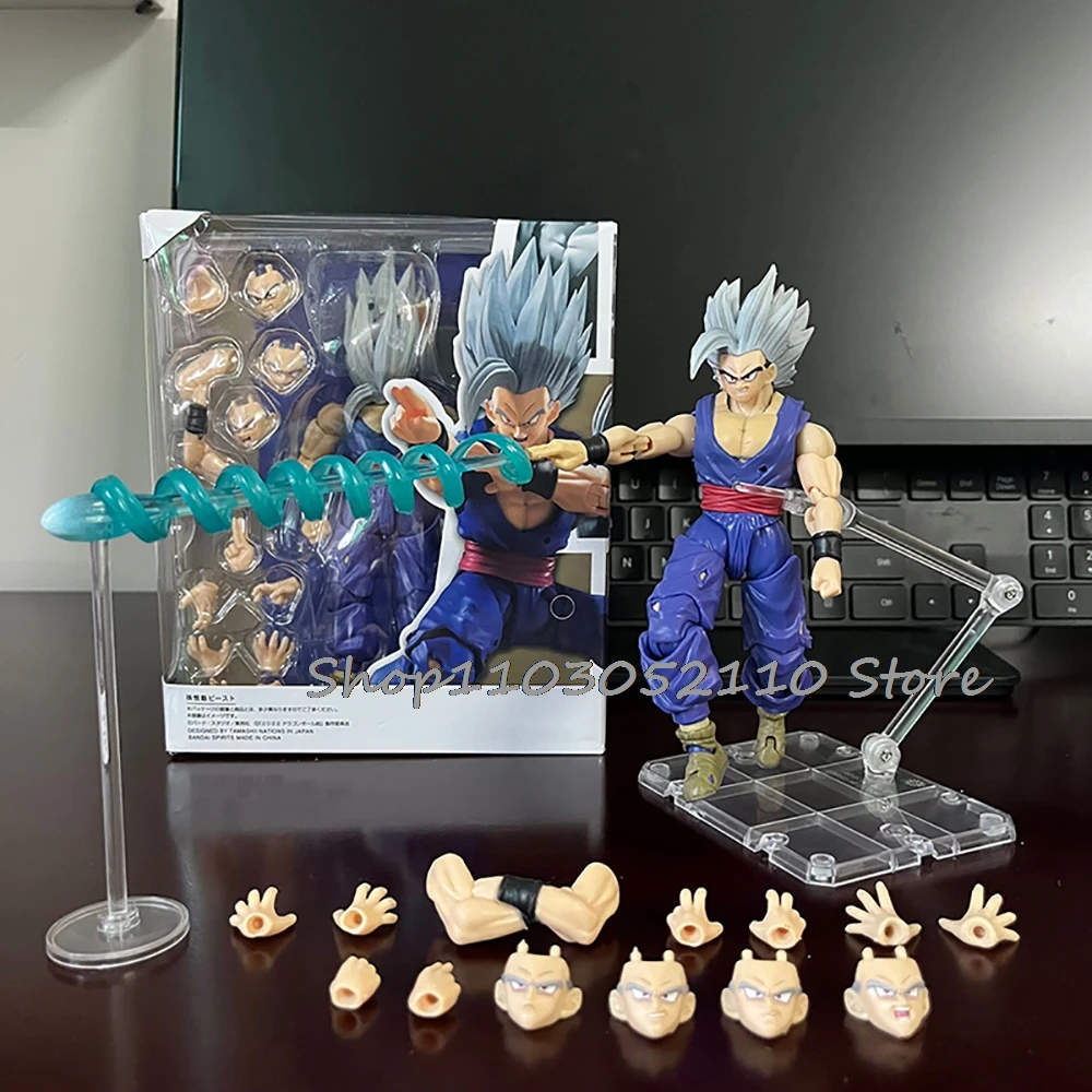 Anime S.H.Figuarts Dragon Ball Z Son Gohan figura de bestia SHF Gohan superhéroe PVC modelo de acción muñeca de juguete regalos de cumpleaños