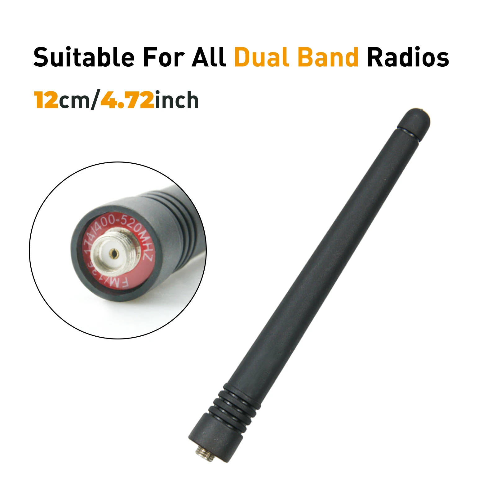 Dual Band Vhf Uhf 136-174/400-520Mhz Antenne Voor Baofeng UV-5R UV-82 UV-9R Plus F8hp Handheld Walkie Talkies