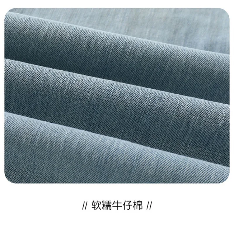 OLEKID Frühlings-Jeans für Mädchen mit Taschen, Kinder-Denim-Hose mit lockerem, elastischem Bund, 4-14 Jahre, Mädchenhose, Babyhose – Detail 19
