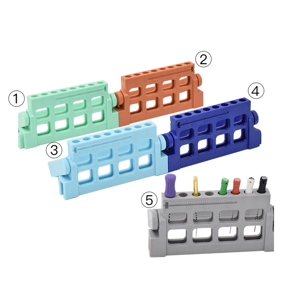 

1pc 8 Holes Dental Endo Files Holders for Endodontic Files Dentistry Endo Box Endo Block Sterilization Autoclavable Dentist Tool