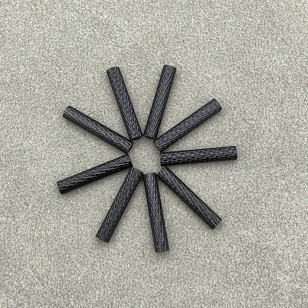 20 pz M2 standoff distanziale pilastro zigrinato in alluminio D3.5mm/D4mm nero per FPV RC drone per parti del telaio FPV