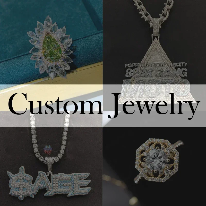 Custom Jewelry Necklace Ring Earrings All style, please contact us before purchase