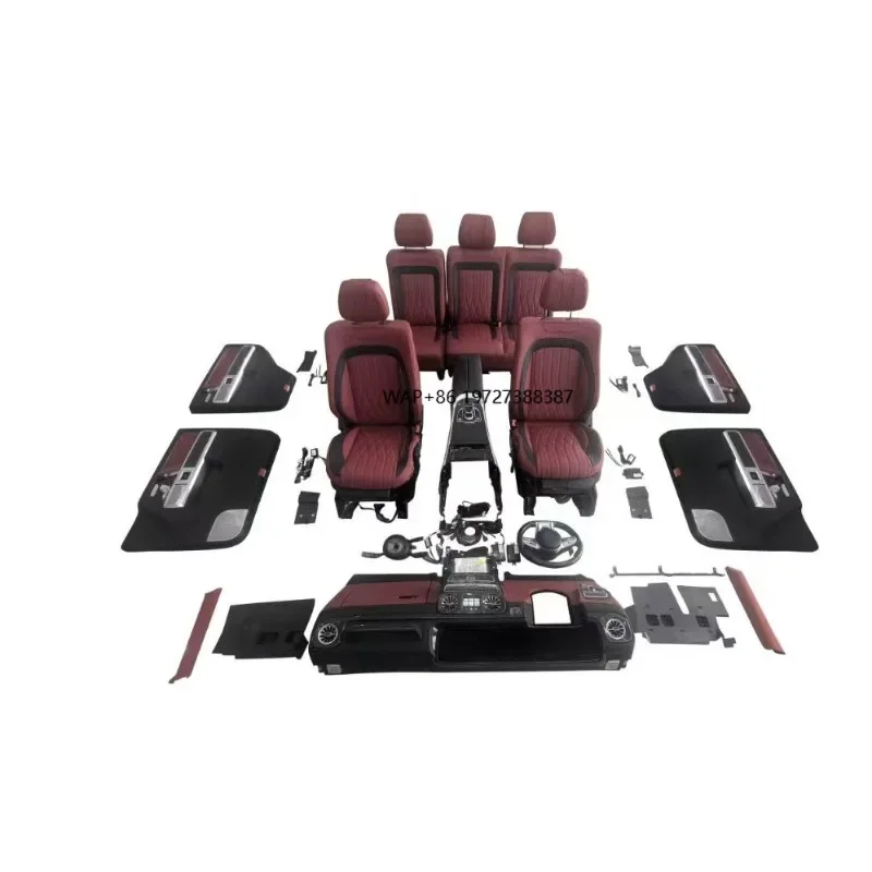 Kit de Modificação de Acessórios para Interior de Carro, Assento Luxuoso para Kits de Upgrade de Interior, Decoração de Modificação de Interior