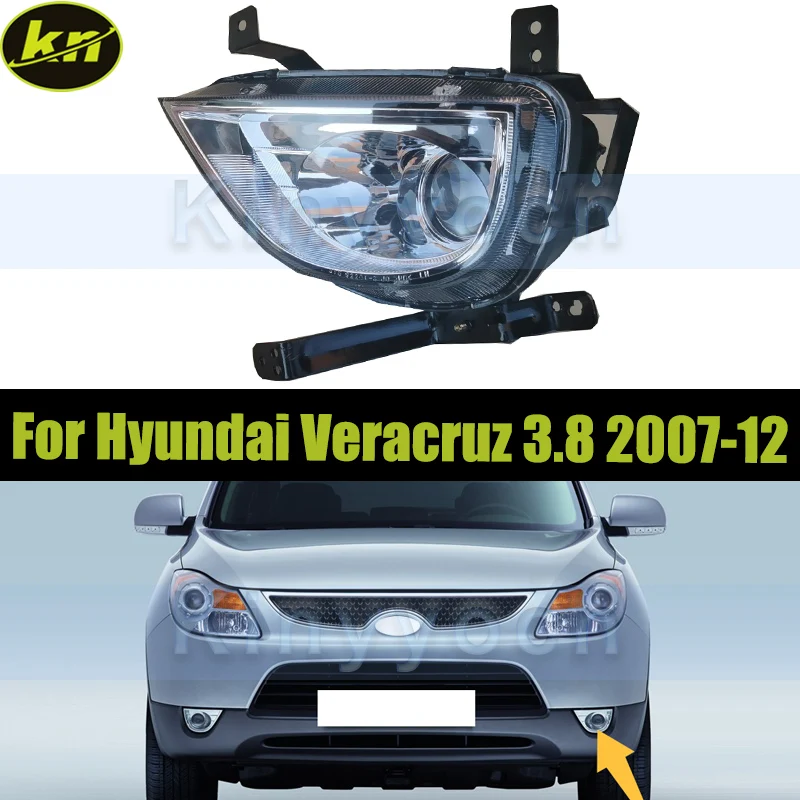 

Front Bumper Fog Lamp Light For Hyundai Veracruz 3.8 2007 2008 2009 2010 2011 2012 Front Foglight Driving Light 922013J000