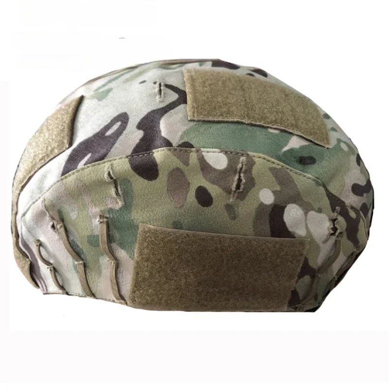 

Helmet Cover Tactical Helmet Cover 4 Hole MC Camouflage Cag Fabrics Sewing Cotton Linen Tactical Gear TMC Fast Helmet