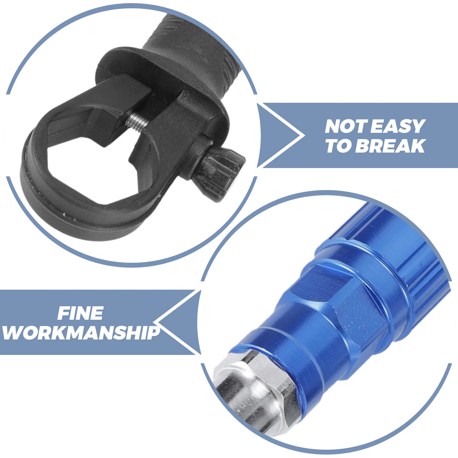 1 Set Rivet Gun Kit Electric Rivet Driver Adapter Aluminum Alloy Converter Cordless Drill Riveter Attachment for Metal Repair