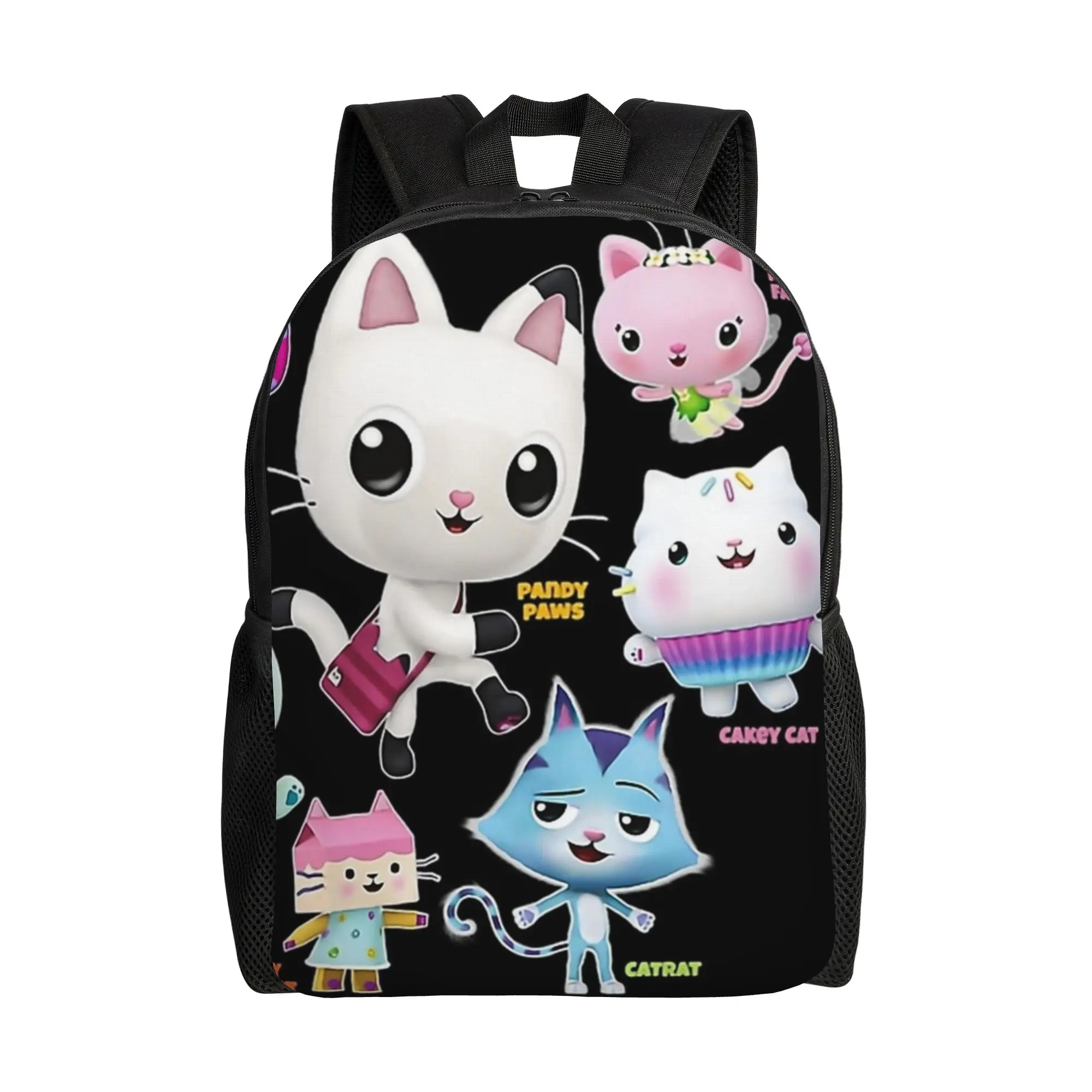 

Детский рюкзак для подростков с милыми котиками из кукольного домика Габби, спортивный, для студентов, для походов, путешествий, повседневный, для мужчин и женщин, для ноутбука, компьютера, холщовая сумка