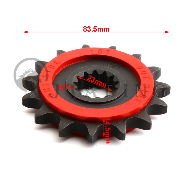 Motorcycle Small Sprocket 15 Teeth Pinion For Benelli TRK 502 502C 502X BJ300 TNT300 BN302 BJ500 BJ600 TNT600