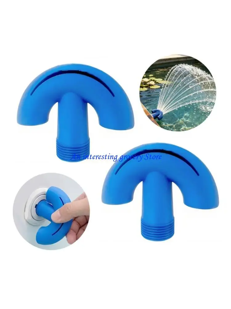 652D Swim Pool Water Feature Aerator Nozzle 3/4Inch Threaded ABS Head for Home and Commercial Pool Return Outlet Sprays Use
