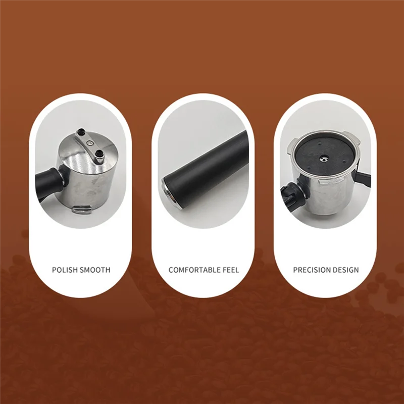 ABXH 51Mm Koffiehandvat Ergonomisch Koffiehandvat Koffie Espressomachine Handvat Vervanging Forkitchen Koffie