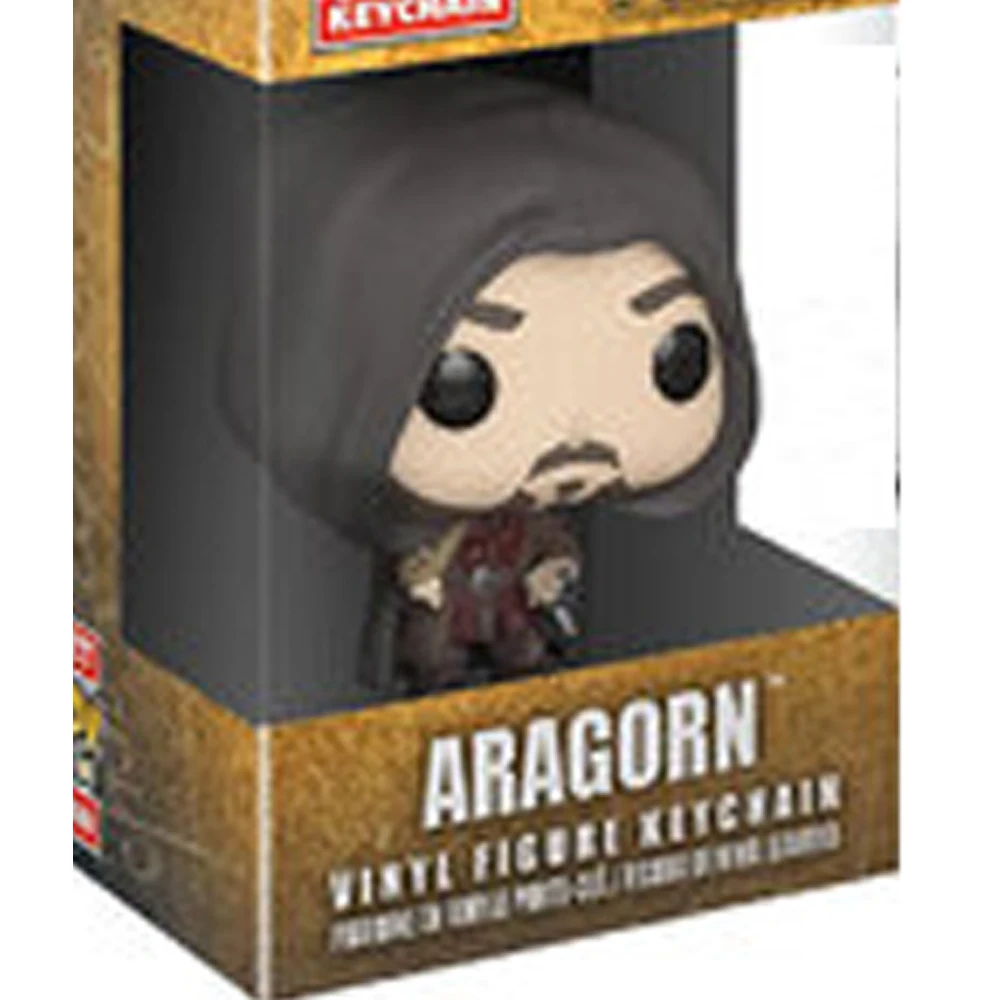 Lord Ring Aragorn figura llavero de plástico modelo de juguete