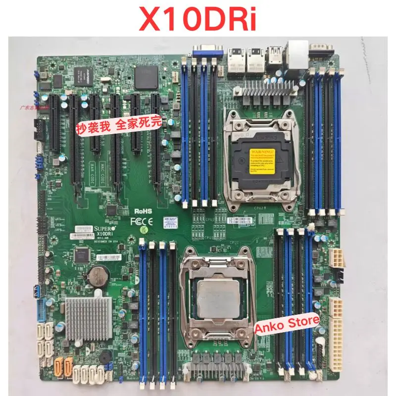 Second-hand test OK  X10DRi REV: 1.02B server motherboard
