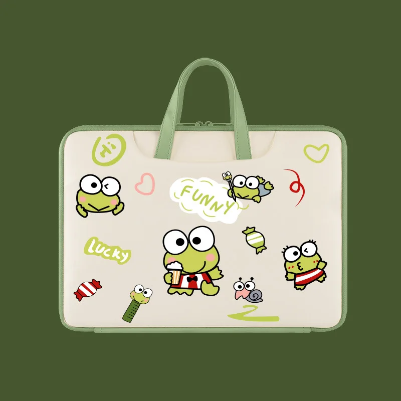 Cartoon Computer Bag Handheld 14 Inch Waterproof For Xiaomi Asus Dell Game Book 15.6 Huawei Apple Briefcase Collapsible luggage