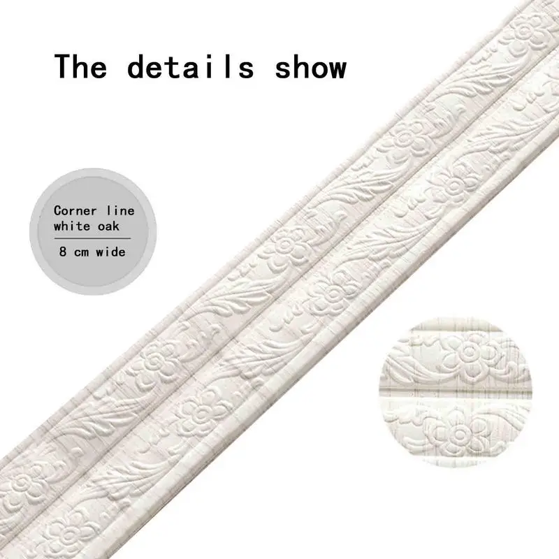 Wall Corner Line Sticker Sticky Decorative Wall Lines With Adhesive Back Room Window Door Corner Waist Line For Tile Edge