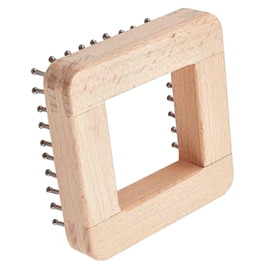 

Square Yarn 10x10cm DIY Wooden Scarf Hat Sweater Knitter Knitting Accessories Craft Tool Sewing Accessories