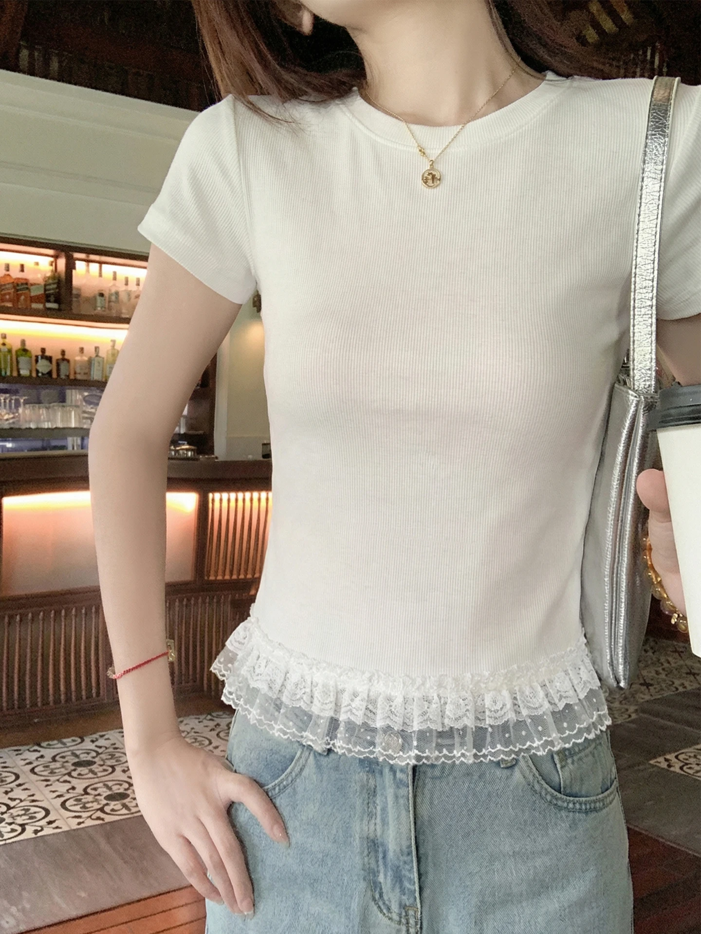 White Lace Splice O…