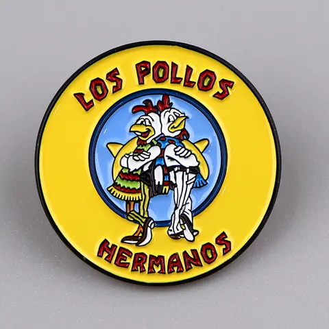 귀여운 치킨 에나멜 핀 TV 쇼 여성을위한 브로치 배낭 의류 액세서리에 옷깃 핀 배지 패션 쥬얼리 팬 선물