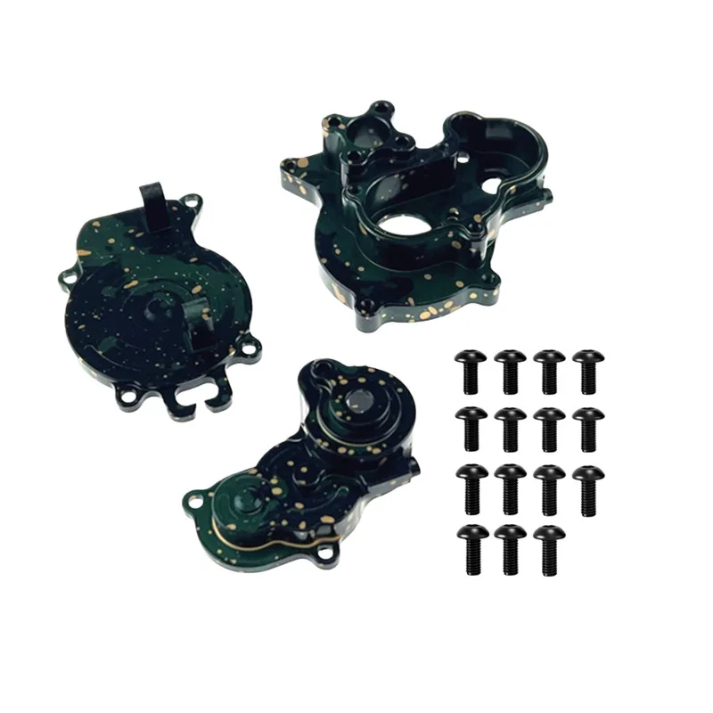 MJX Hyper Go 1/18 H18P RC Car Metal Motor Gearbox Housing Aluminum Alloy Transmission Shell Mod Upgrade Spare Parts Fit 1:18
