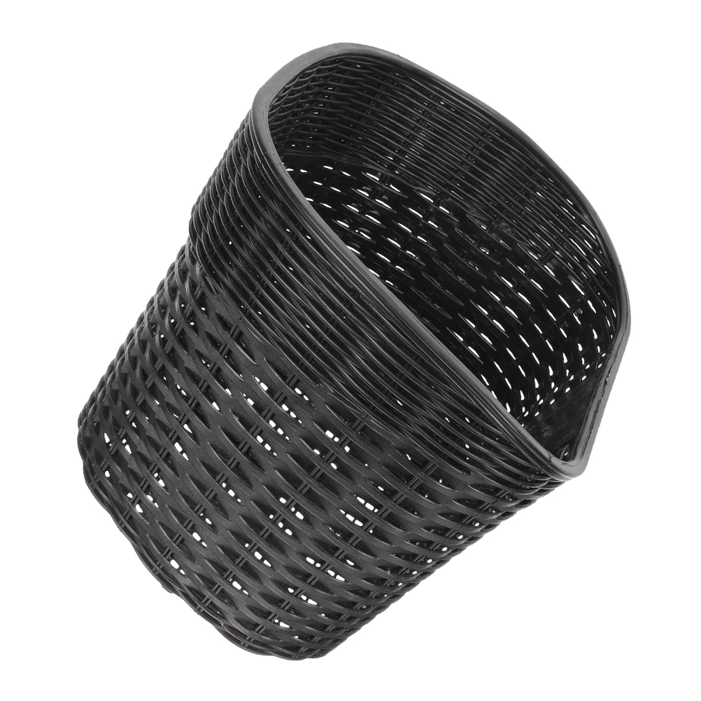 

Rattan Bike Basket for Bicycle Front Handlebar Scooter Durable Plastic Material Pre drilled Hole Lightweight Smooth