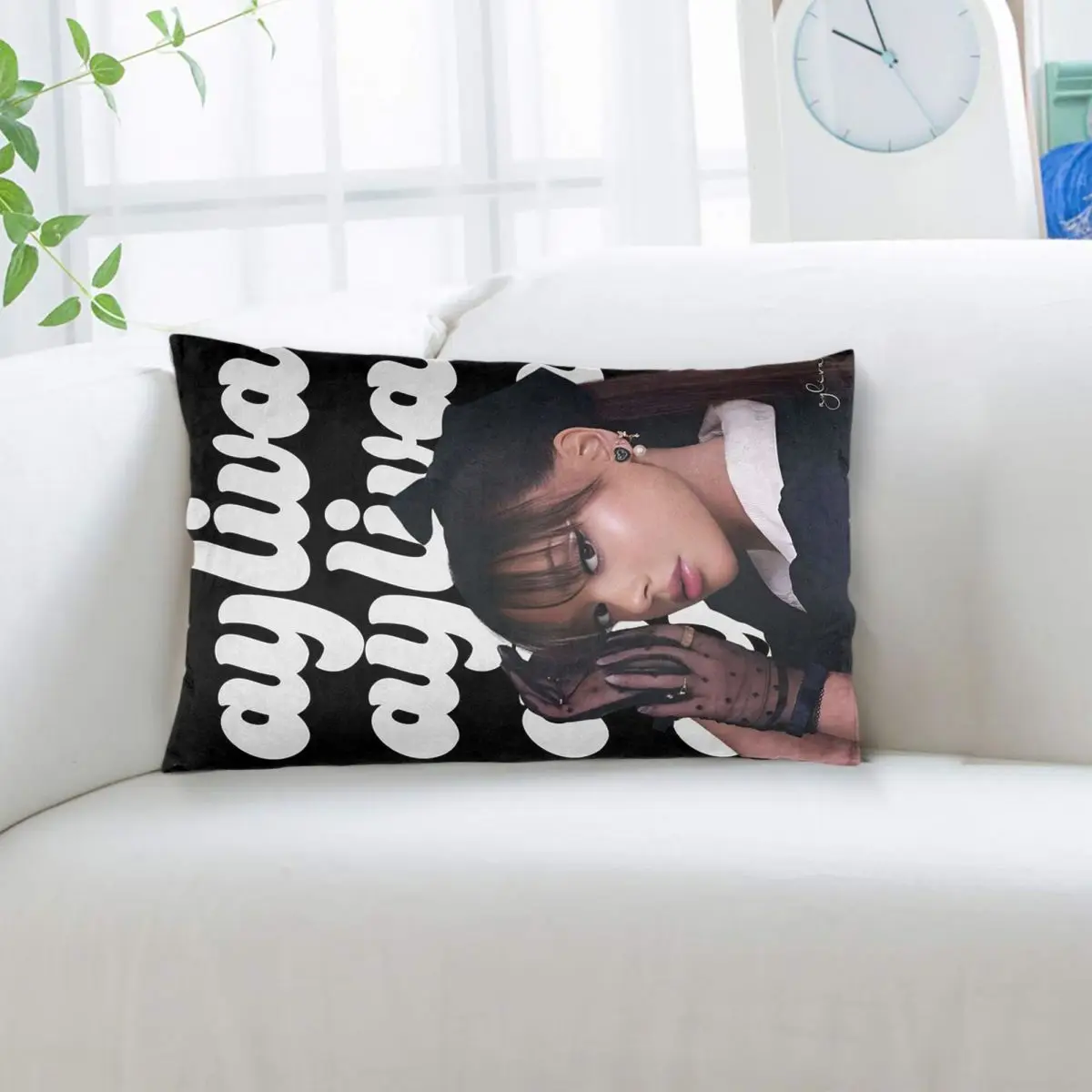 Pop Art Ayliva In Liebe Rectangle Pillowcase Cushion Cover Decorative Bedroom Bed Home Comfort Throw Pillow