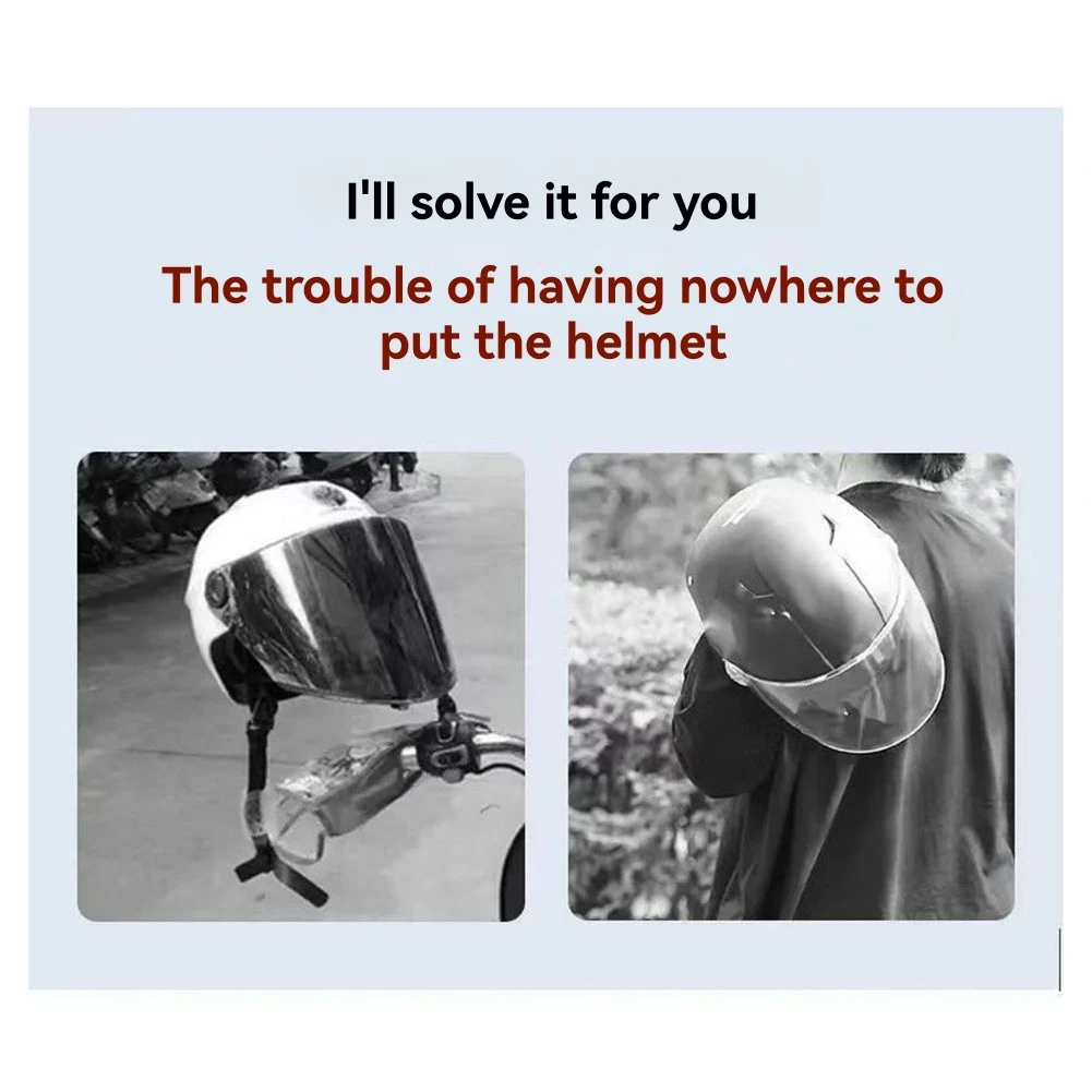 A80X-4 Pcs Motorcycle Rear Seat Tie Bungee Cord 60CM Helmet-Fixing-Rope Hook Universal Luggage Fixed Rope